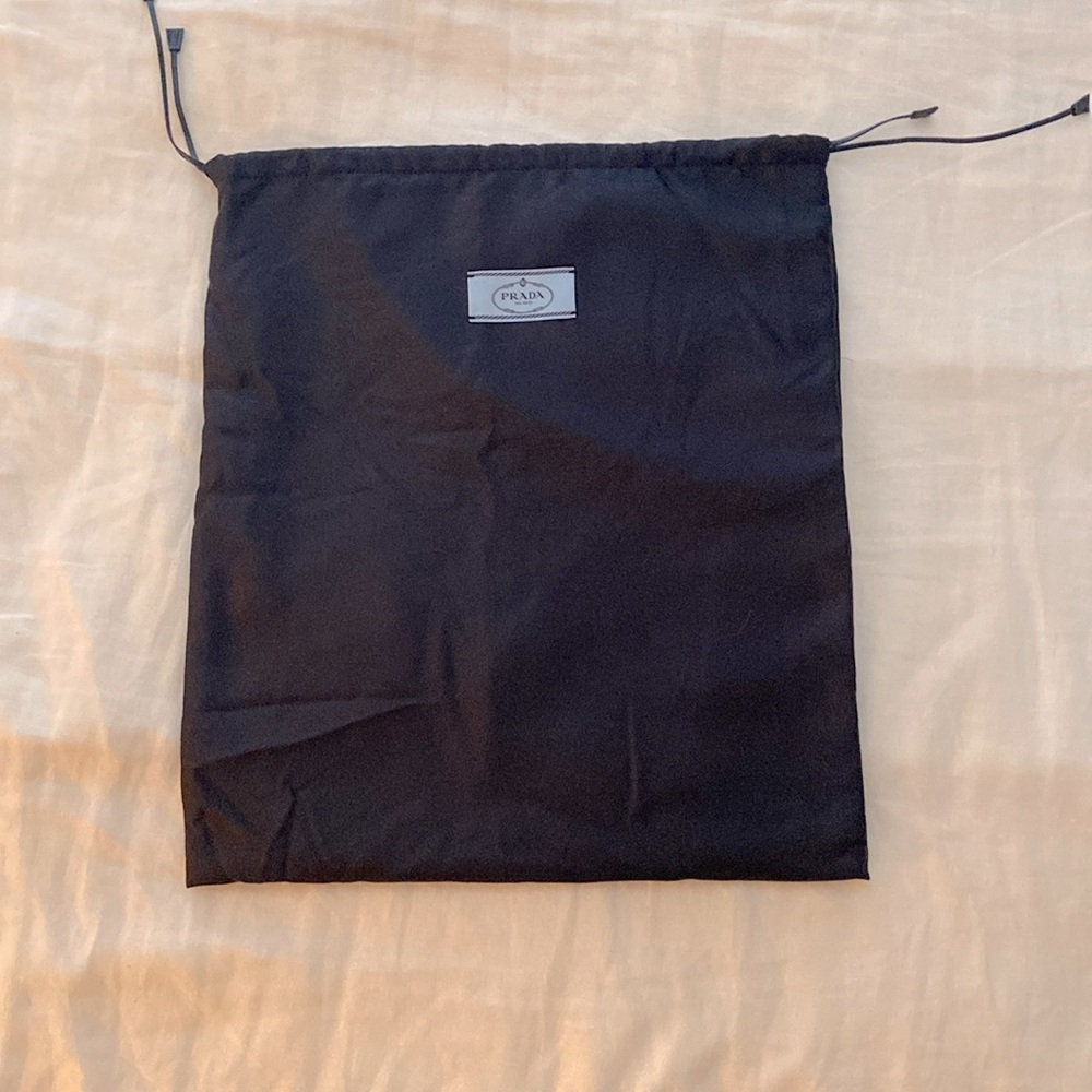 Prada Satin Dust Bag Fleece Lined 13”x 15” Excellent Condition. - Picture 6 of 6